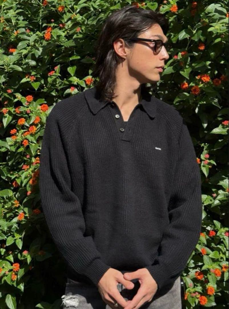 Supreme Small Box Polo Sweater 紺 XLXL LL SUPREME WWW_MORNINGWALKER_COM
