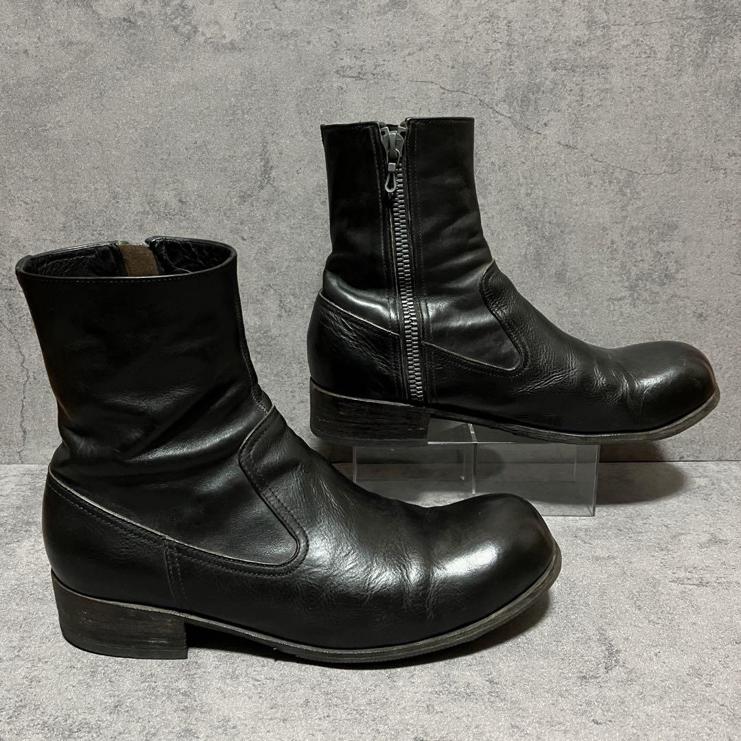♡極美品♡ アタッチメント　ブーツ　ジップアップ　ブラック　本革　1524
