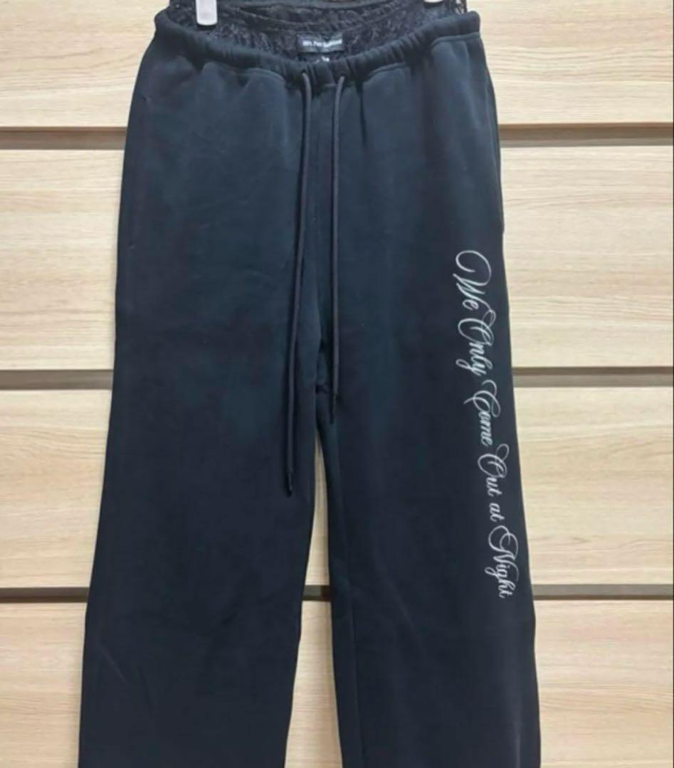 badblood pure lace trim jogger スウェットパンツ