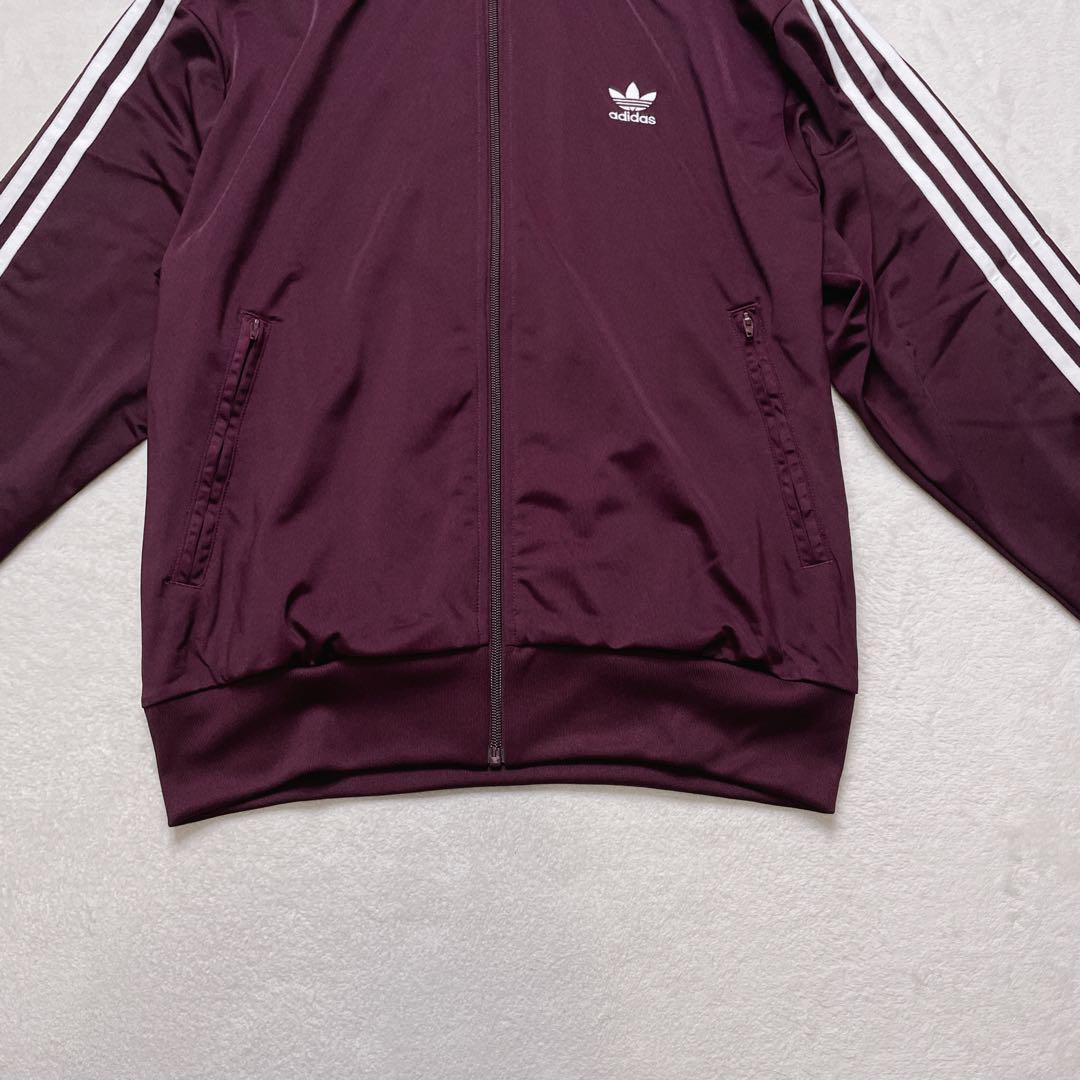 【未使用　タグ付き　大きいサイズ　XL】adidas FIREBIRD えんじ