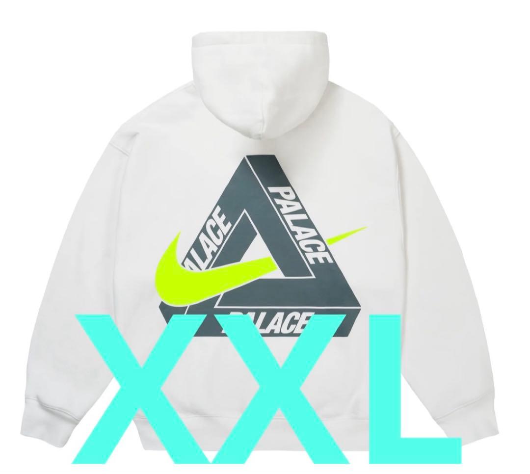 PALACE x Nike Tri SwooshHood White2XL 3L Palace Skateboards