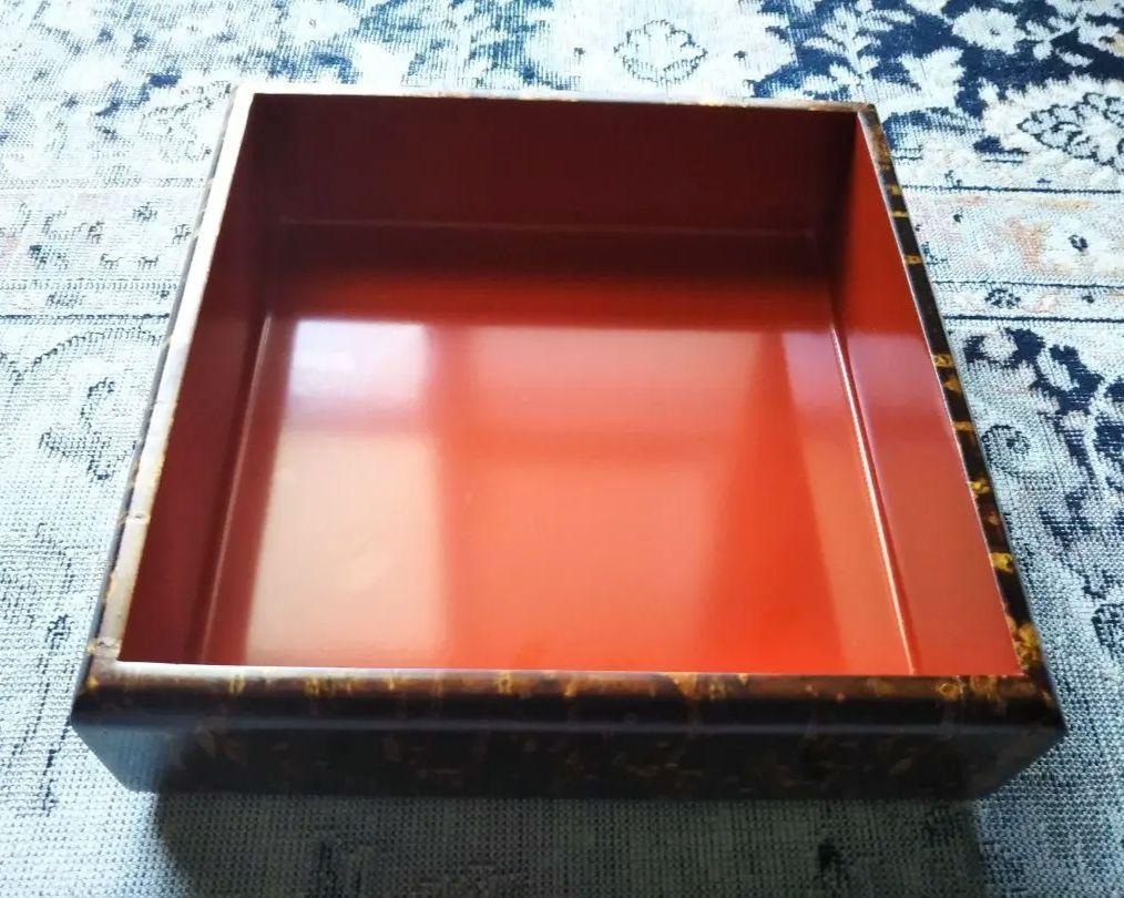 【セール！】角館 工芸品「重箱 お皿 お菓子入れ」桜皮細工（秋田特産）［未使用］