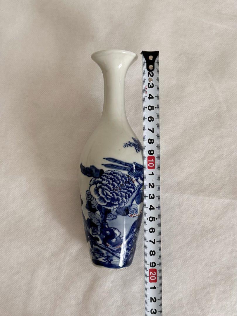 中国磁器 細密染付花瓶 現代磁器 施釉陶 古代工芸品 陶芸 中国磁器 細密染付花瓶 現代磁器 施釉陶 古代工芸品 陶芸 - メルカリ