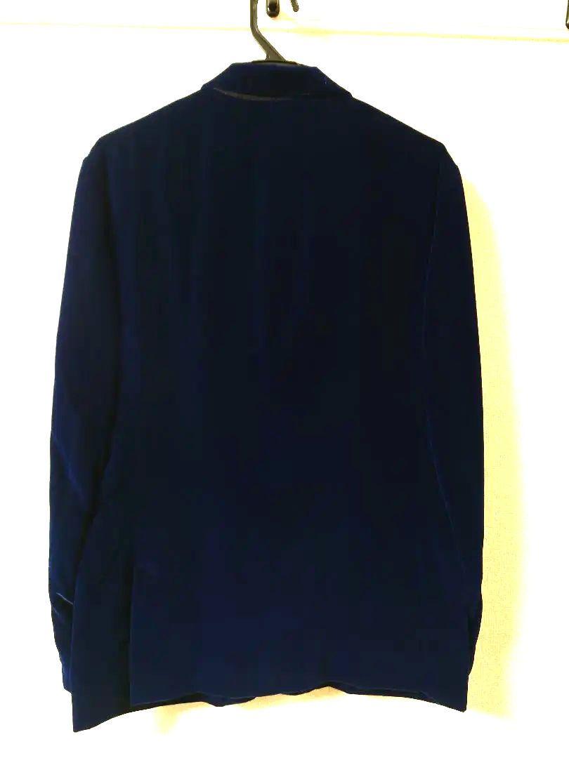 PaulSmithネイビー ベルベット テーラードジャケット