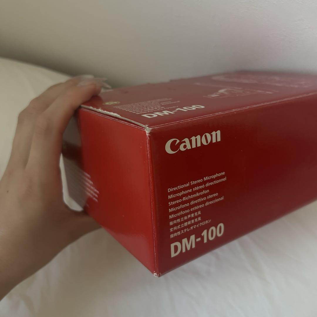 日本製 Canon DM-100 マイク 指向性 ビデオカメラ用 - メルカリ