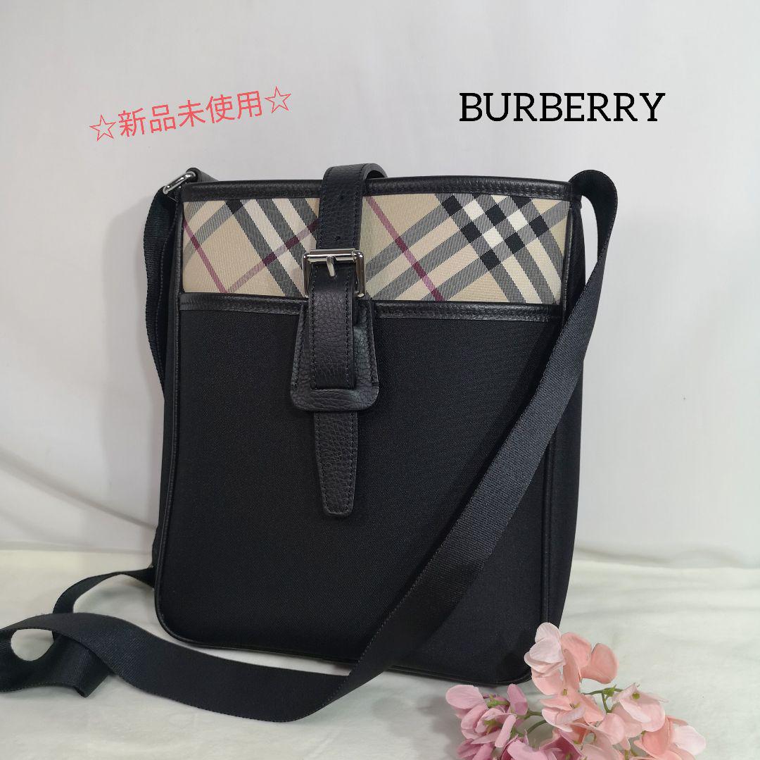 新品未使用】BURBERRY ショルダーバッグ ノバチェック 斜め掛け