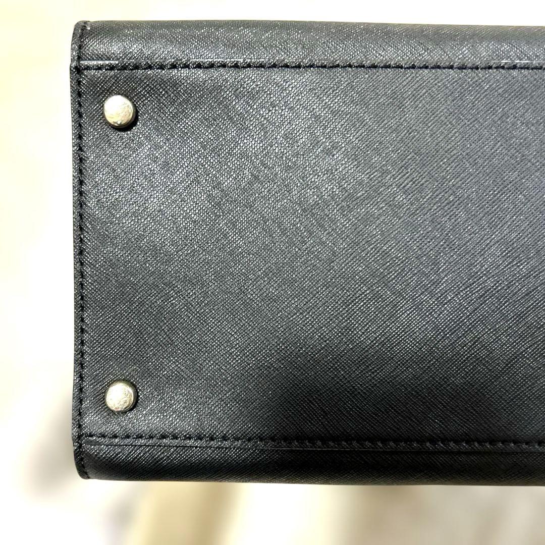 美品　ケイトスペード 2wayバッグ レザー　ゴールド金具　フォーマル　黒