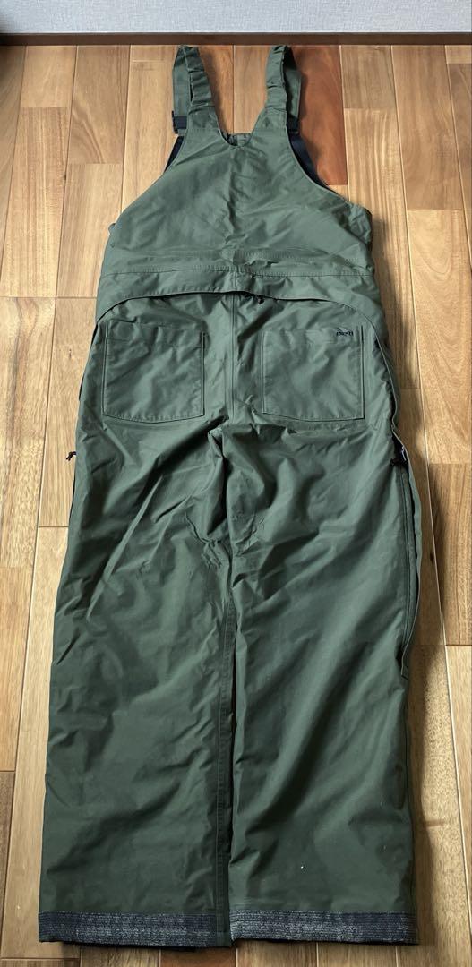 greenclothing ビブパンツ　オリーブ　Mサイズ