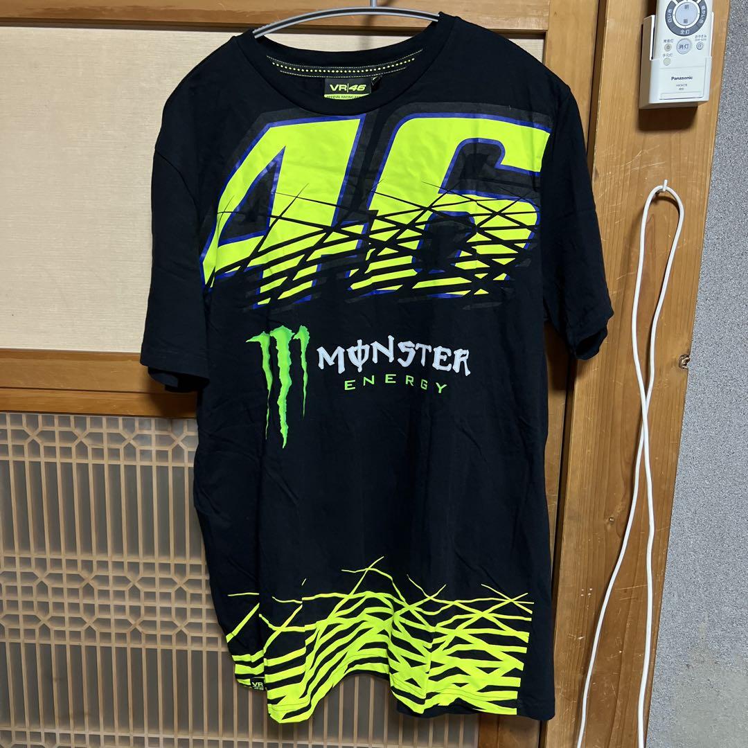 VR46 Monster Energy モンスター Tシャツ XL 黒