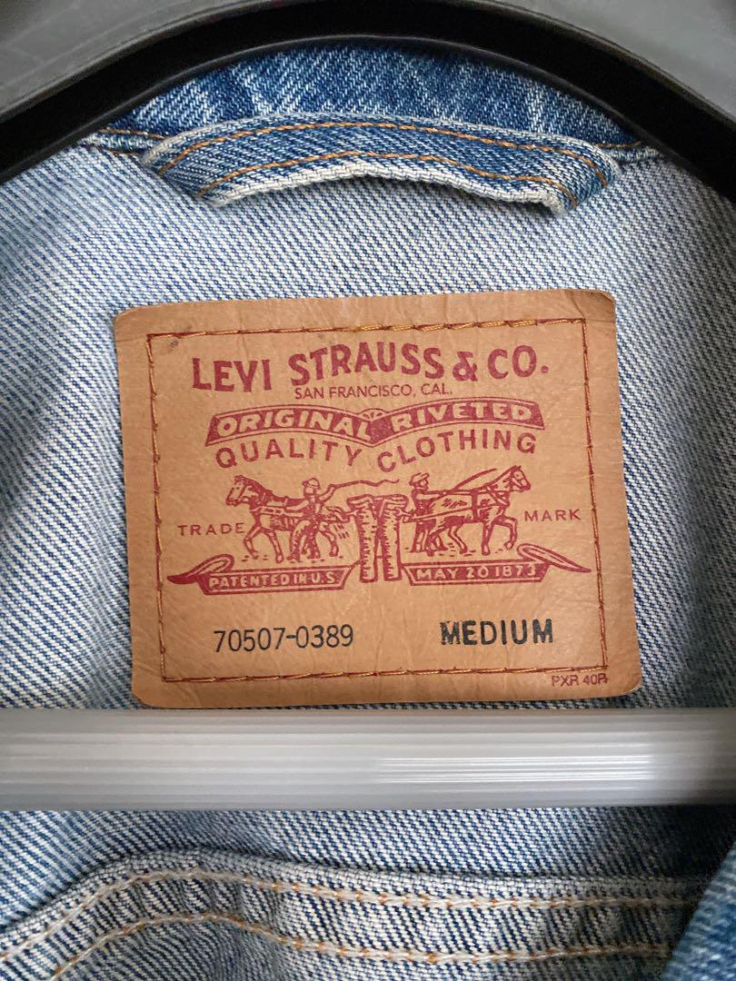 LEVI'S Gジャン 70507-0389 MEDIUM デニムブルー
