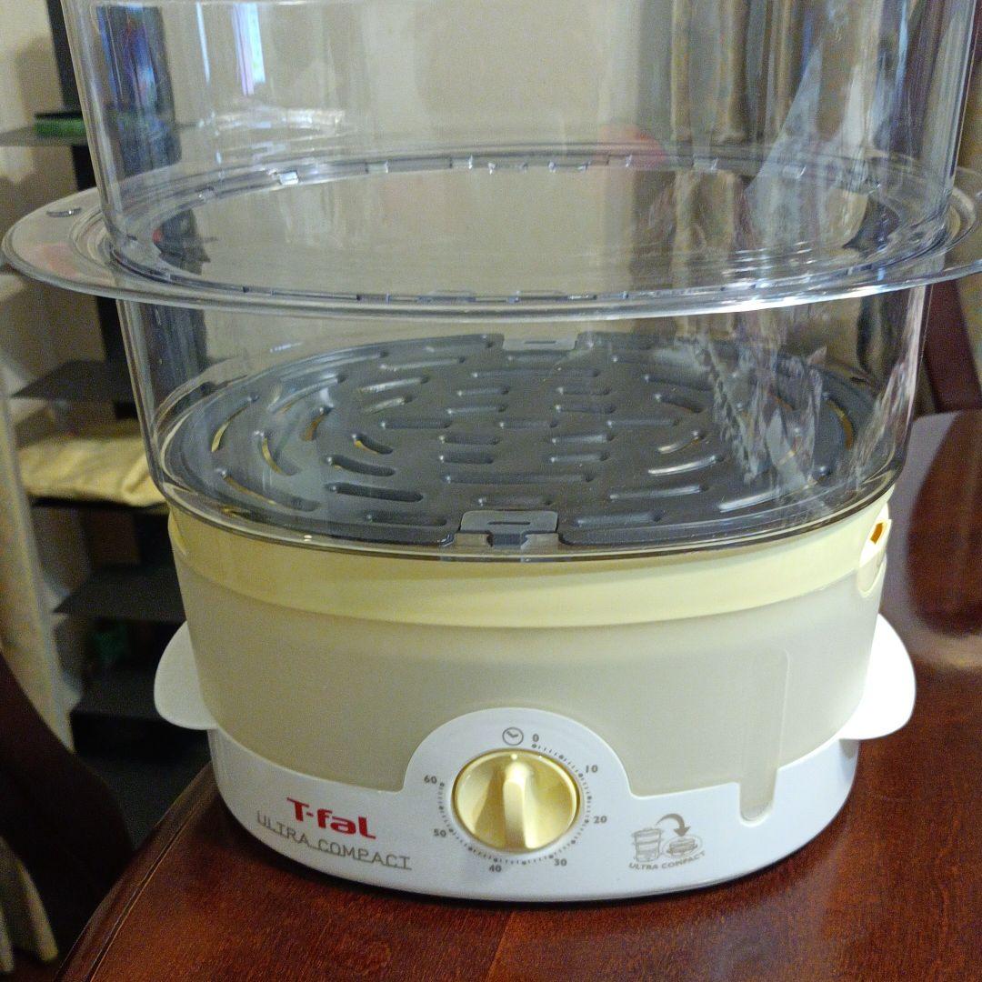 T-fal.スティームクッカー、ウルトラコンパクト、電気蒸し器