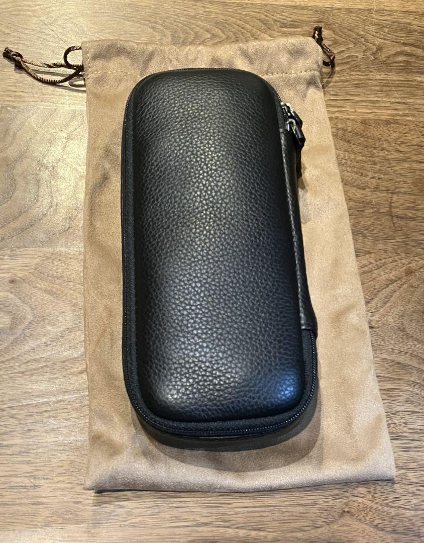SEASAR OctFold ペンケース エンボスレザーブラック