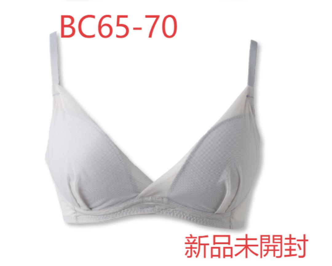 ＼半額SALE／ 未開封TOLEETY 軽やかカストレスブラジャー グレー BC65-70 下着・アンダーウェア