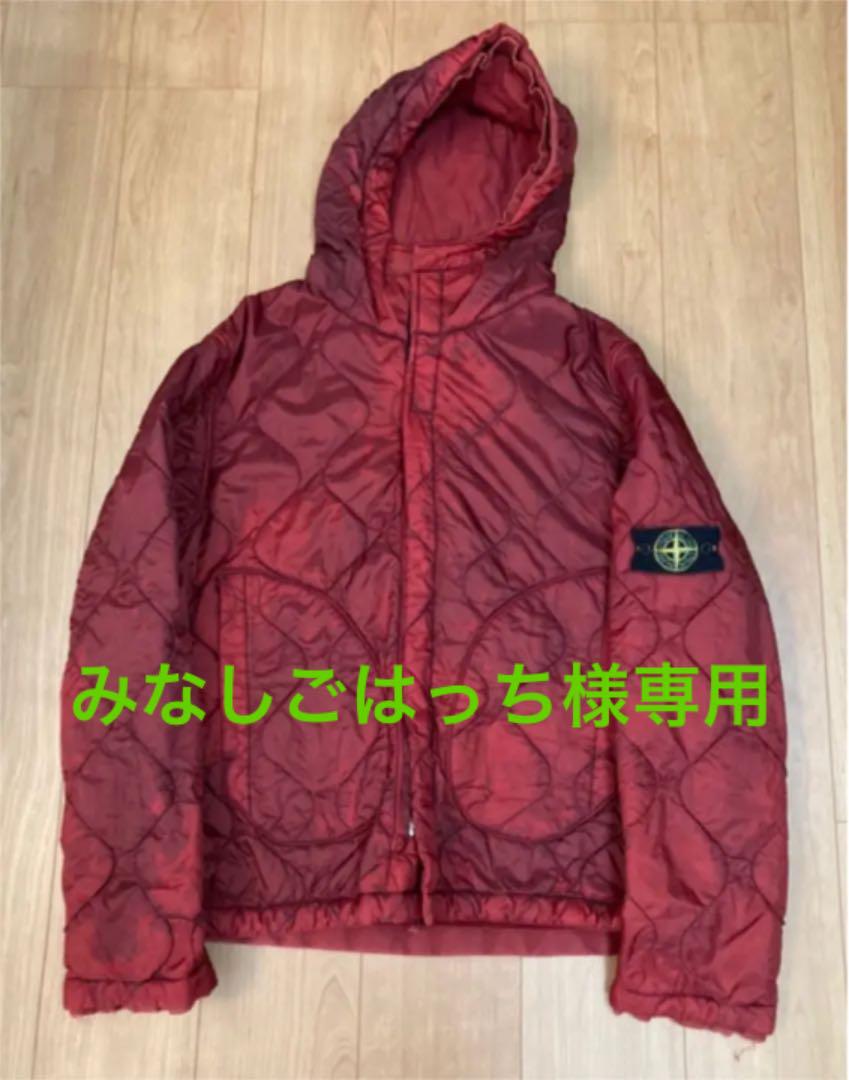 stone island 2001aw キルティングジャケット 赤