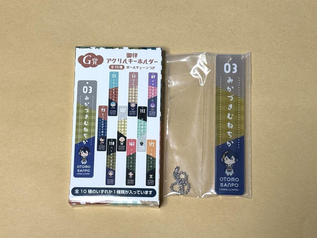 三日月宗近 LG賞 ラストワン賞 G賞 御伴散歩 御伴アクリル