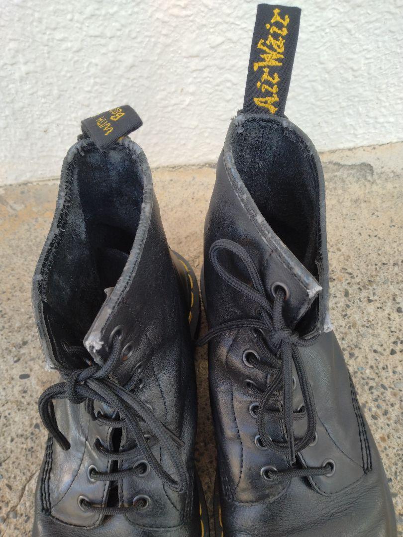 Dr. Martens 黒 レザー ブーツ