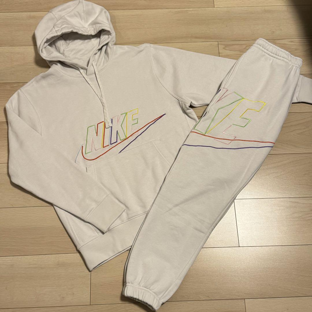 新品NIKEナイキパーカーナイキセットアップスウェットトレーナースウェットパンツ 画像2