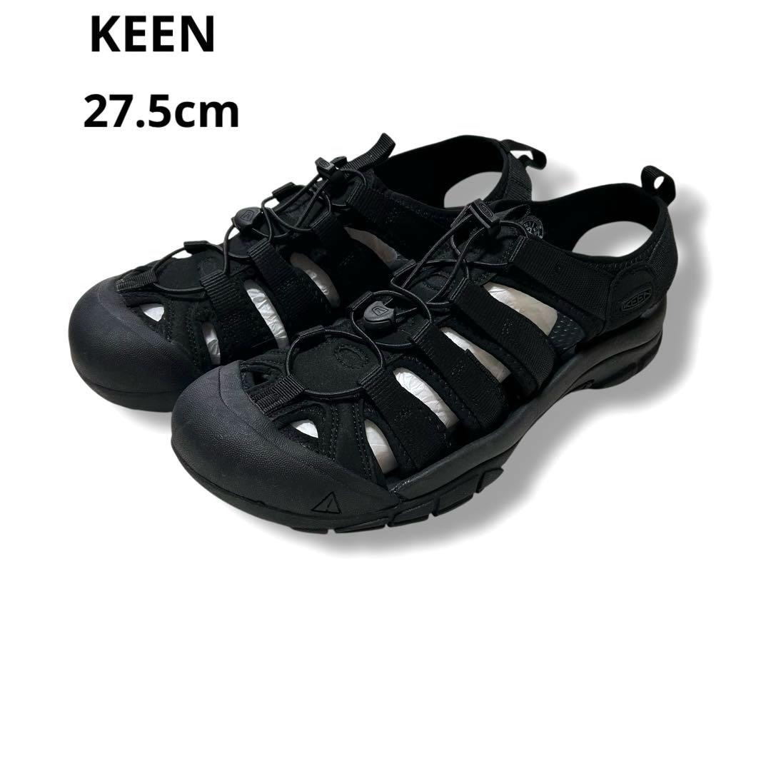 新品　未使用　KEEN ブラック サンダル 未使用】キーン ニューポートH2 ブラック 27.5cm - メルカリ
