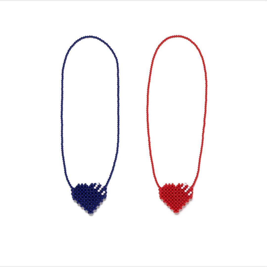 HUMAN MADE heart beaded bag 赤と青セット