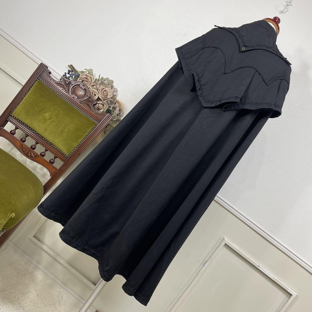 ゆったりサイズ　bodyline パンク　ケープ　コート