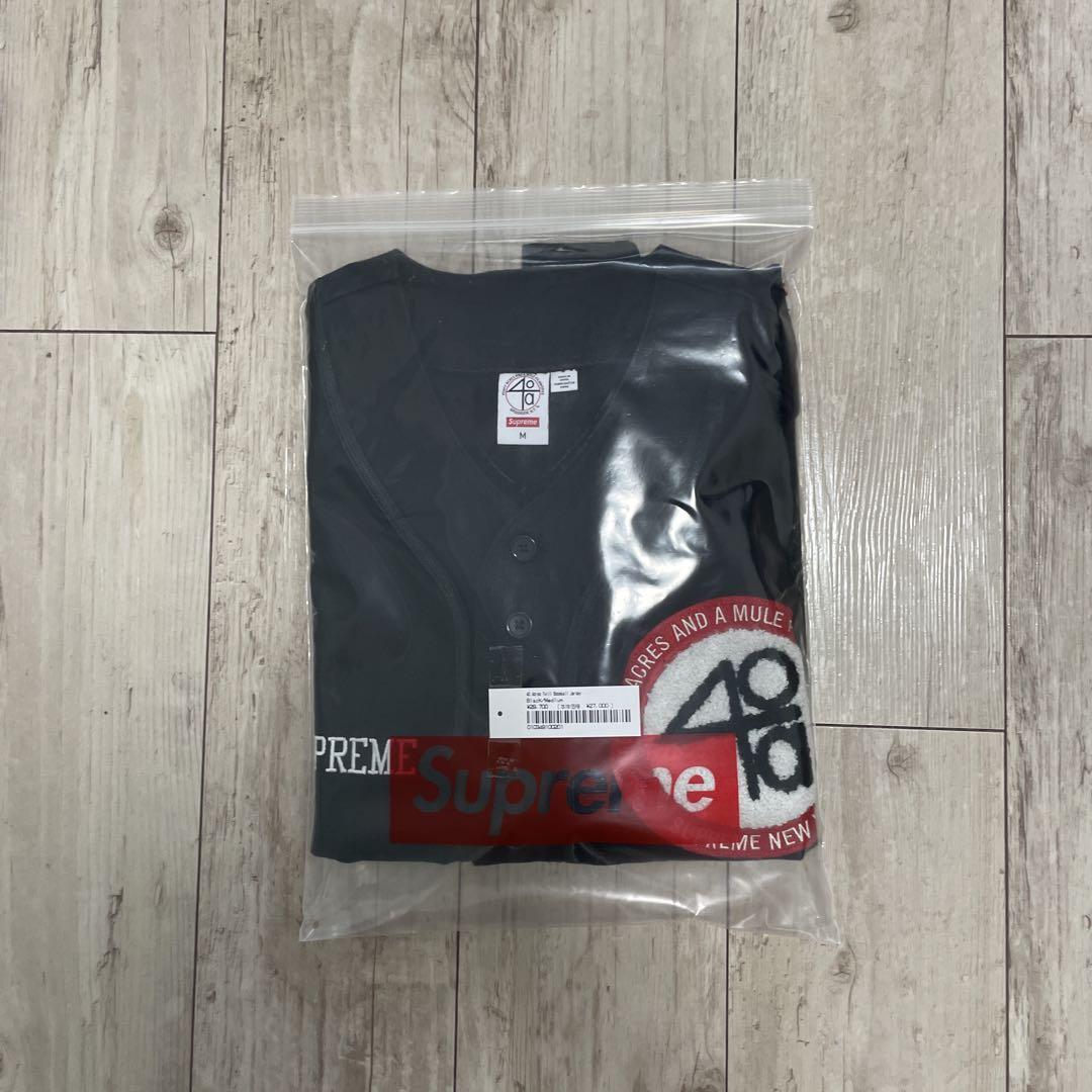 【25ss】Supreme/40 Acres Baseball Jersey