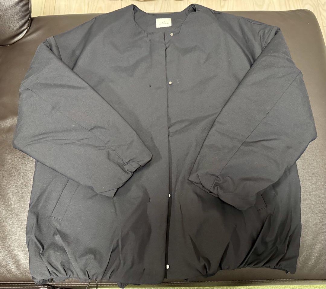 【洗える】 GREEN LABEL RELAXING パフィーノーカラーブルゾン size SHORTあり］パフィー ノーカラー ブルゾン ―ウォッシャブル