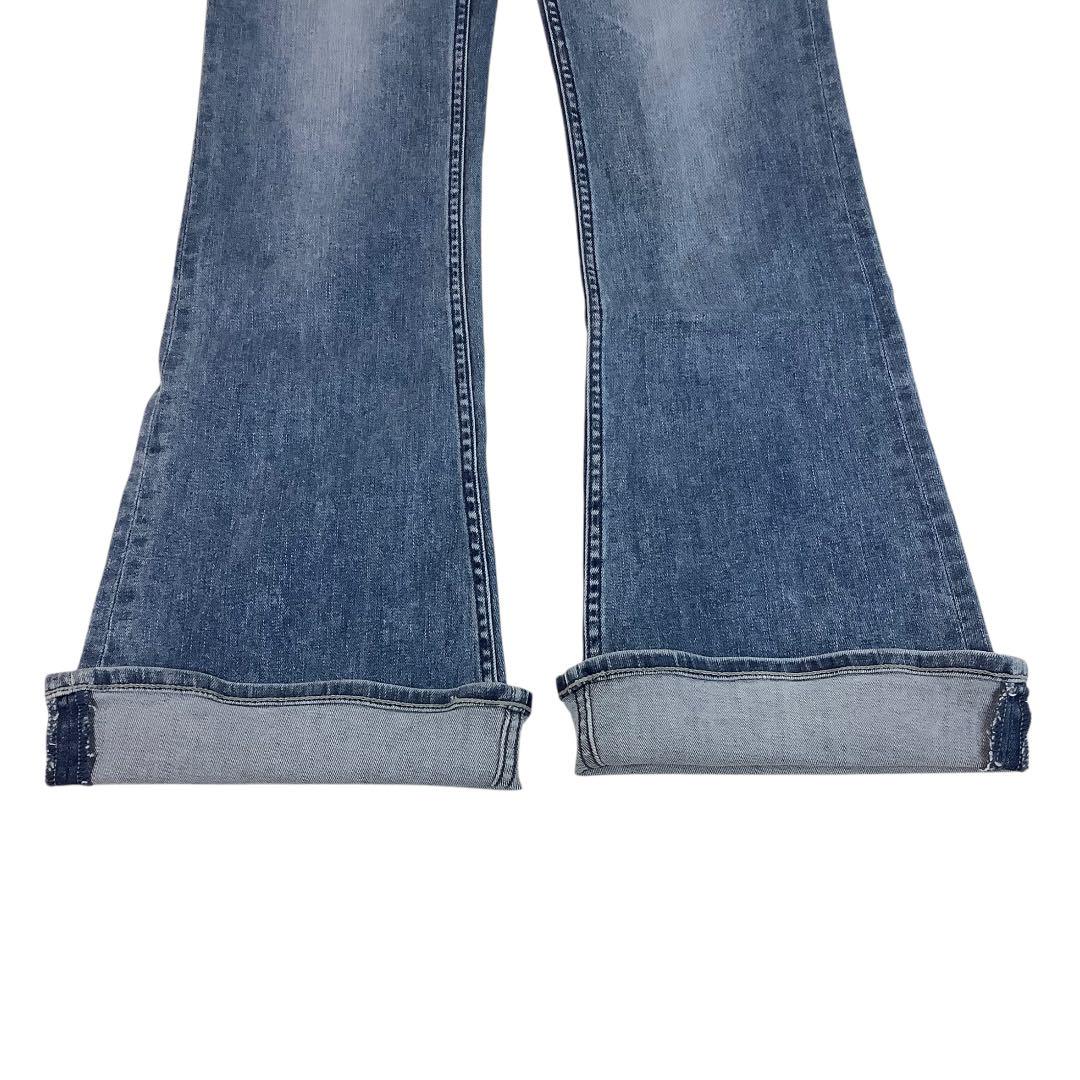 【美品】ヤヌーク YANUK 23 ブーツカット デニム ハイウエスト