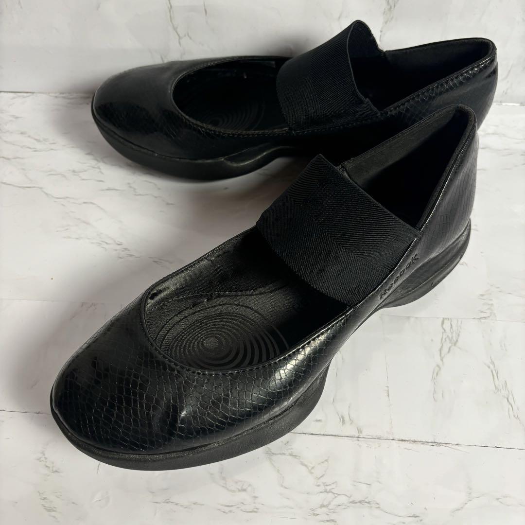 【リーボック】 イージートーン 【25cm】メリージェーン 厚底 ゴムストラップ