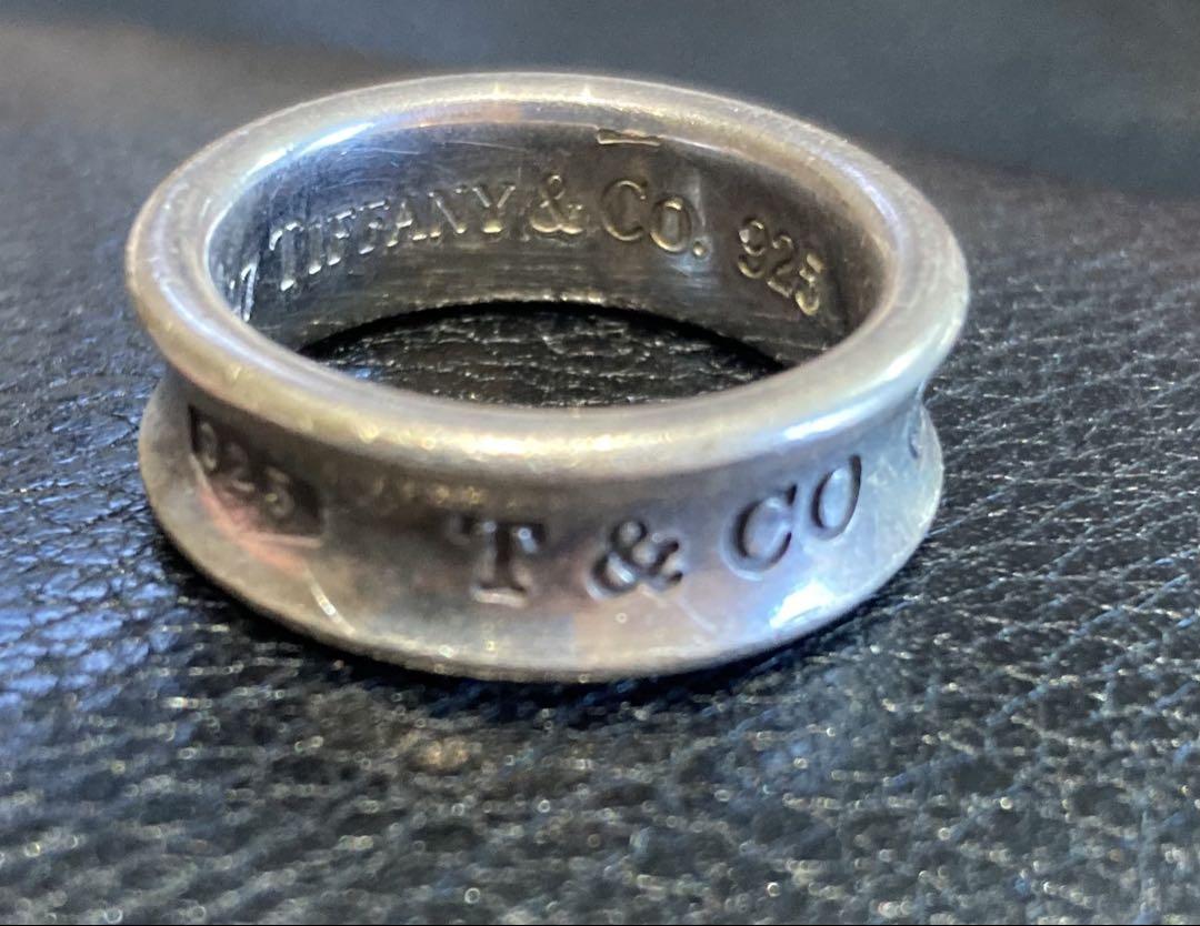 Tiffany & Co. 1837 Vintage 925 Sterling Silver Band Ring