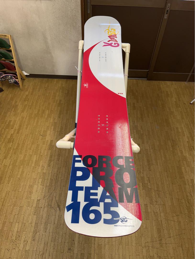 sg snowboards force proteam titan165v15