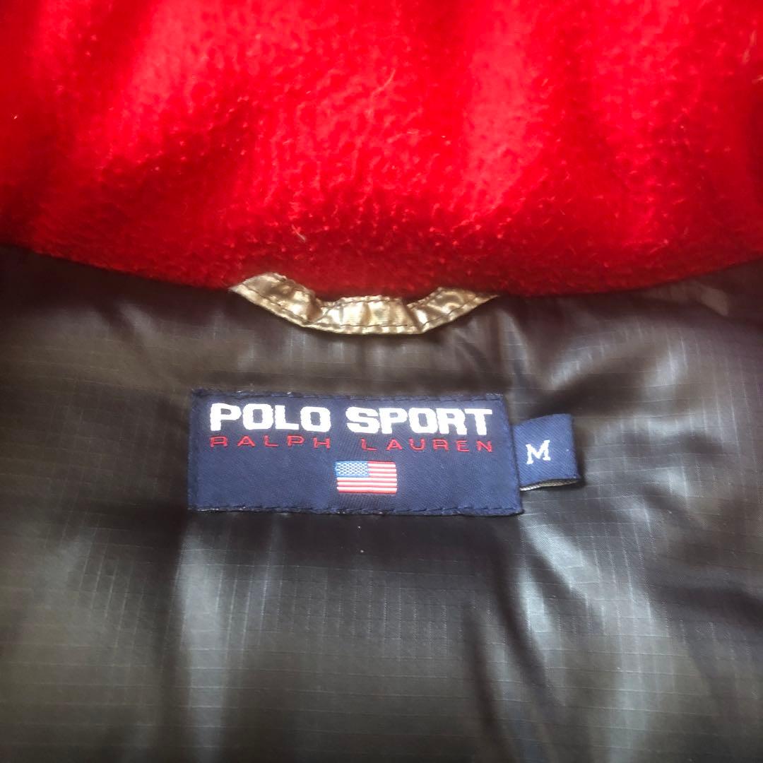 激レア90s ポロラルフローレン ポロスポーツダウンジャケット シルバーXL相当 激レア90s ポロラルフローレン ポロスポーツダウンジャケット シルバーXL相当