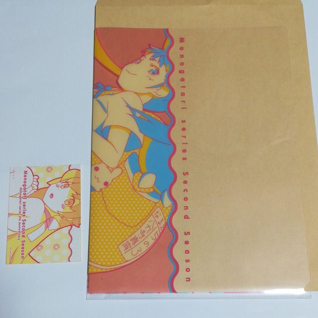 戦場ヶ原ひたぎ 色紙とクリアファイル メルカリ