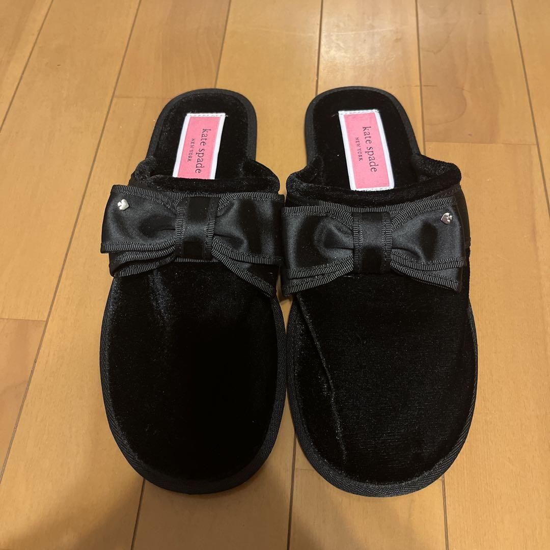 【新品未使用】ケイトスペード　ルームシューズ　25.5㎝