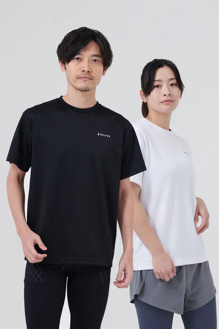 正規品保証！リライブシャツα　リカバリーウェア　ブラックm