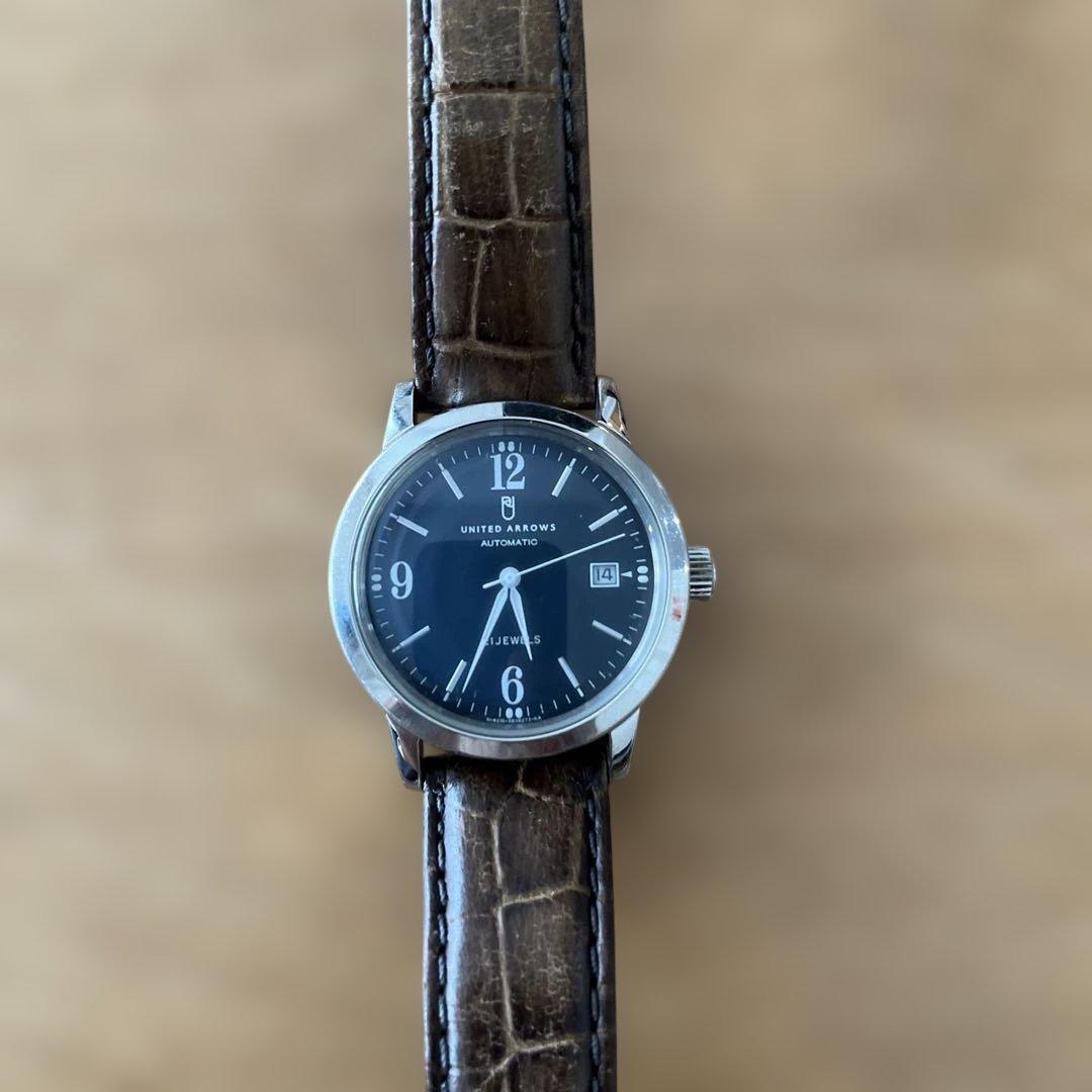 UNITED ARROWS 自動巻き腕時計 21jewels A3965