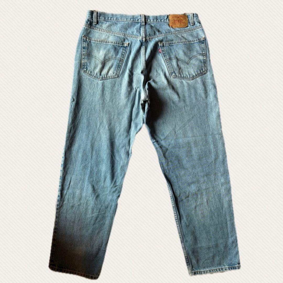 02年 Levi's 550 blue denim 紙タグ 40-32