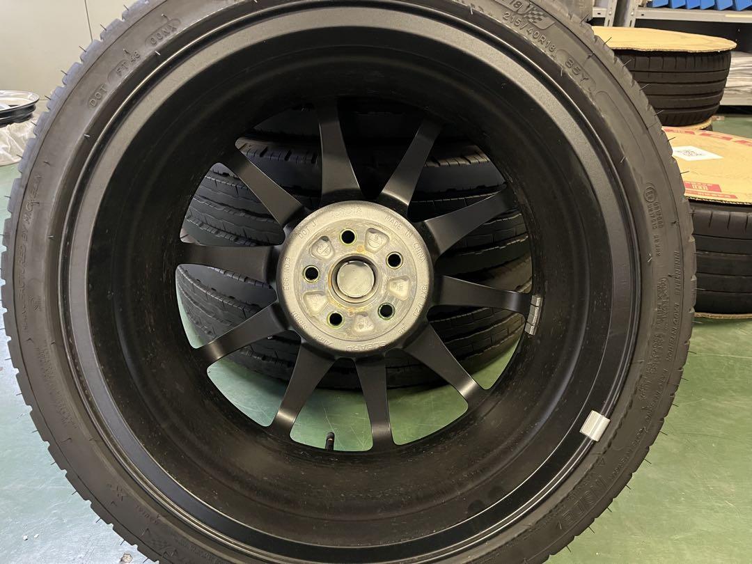新車外し　トヨタ GR86 18インチホイール ミシュランタイヤセット