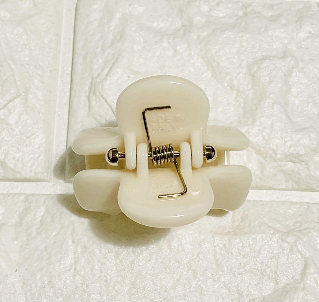【新品未使用】UNDO ヘアクリップ No.2 Ivory