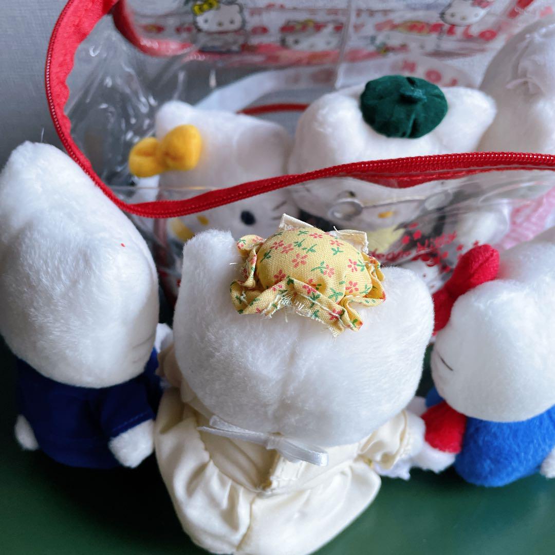 レア！希少品！1999年製 25周年記念 キティズファミリー ポーチ入り 美品