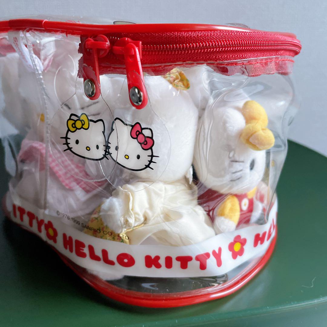 レア！希少品！1999年製 25周年記念 キティズファミリー ポーチ入り 美品