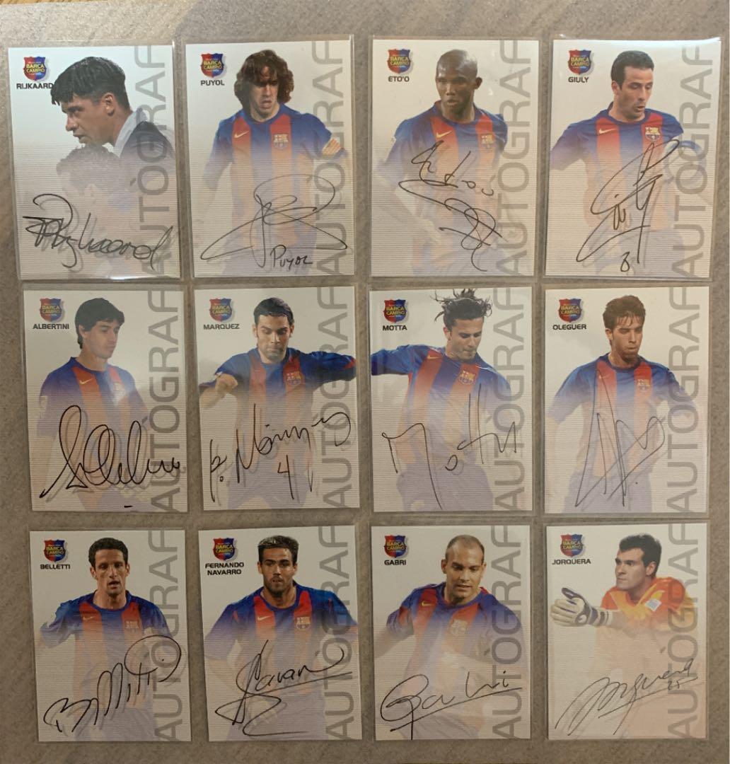 Panini 0405 バルセロナ サッカーカード プジョル エトー 他 公式ショップ Panini 0405 バルセロナ サッカーカード プジョル エトー 他 公式ショップ