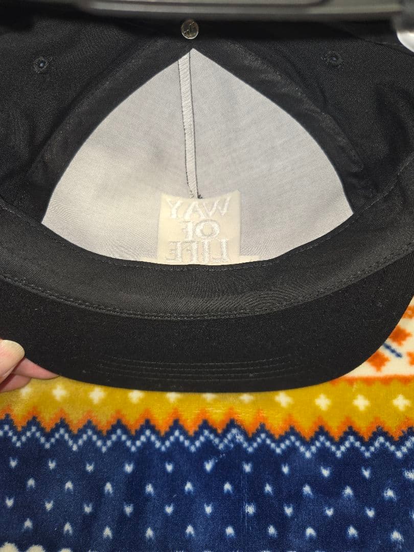 RATS WAY OF LIFE スナップバックキャップ ブラック