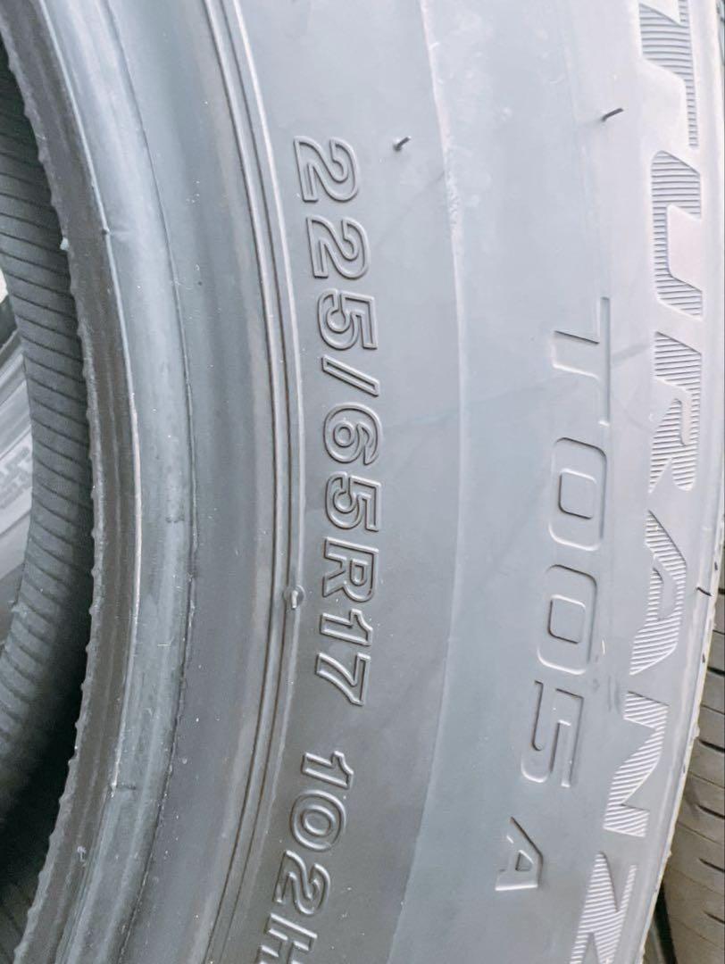 225/65R17 新型アルファード 新車外し タイヤ 4本　2024年製