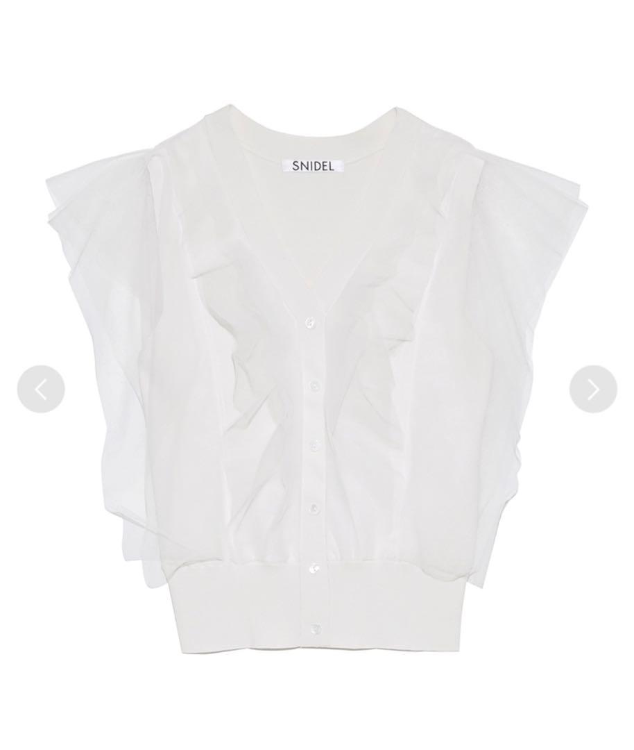 48%割引ホワイト系,FREE SIZE(訳ありセール 格安) SNIDEL 【SALE/60%OFF】 【新品】アルベロベロ 20周年アニバーサリー カットソー カーディガン Tシャツ/カットソー(半袖/袖なし)