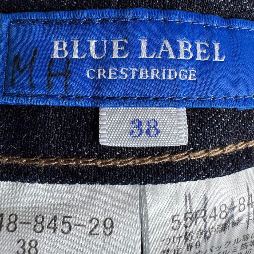 a3261【CRESTBRIDGE】スキニーデニムパンツ ロールアップ チェック