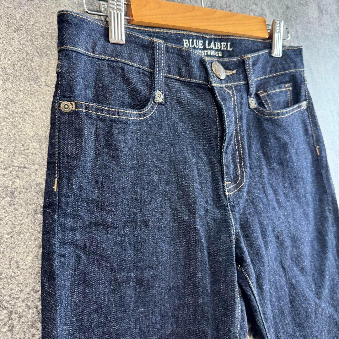 a3261【CRESTBRIDGE】スキニーデニムパンツ ロールアップ チェック