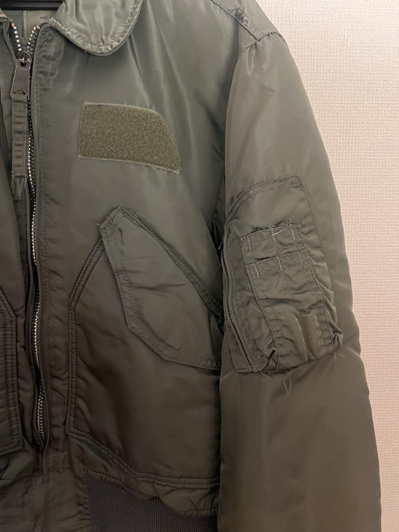 90s ALPHA CWU-45P フライトジャケット USA製 MA-1 希少