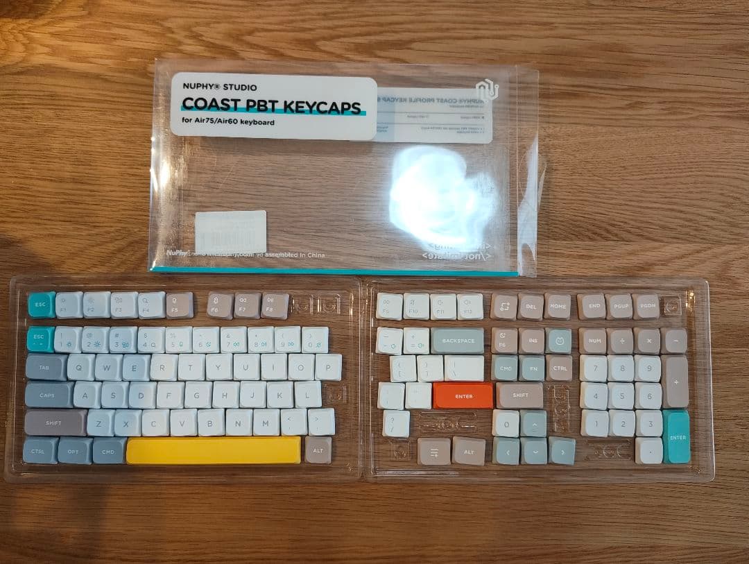 NuPhy Air60 v2+NuFolio v3+キーキャップ+スイッチ×2種