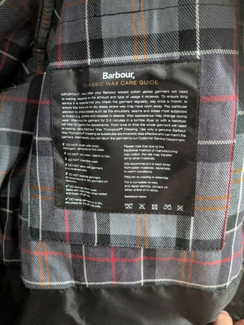 バブアークラシックジャケット バブアークラシックジャケット