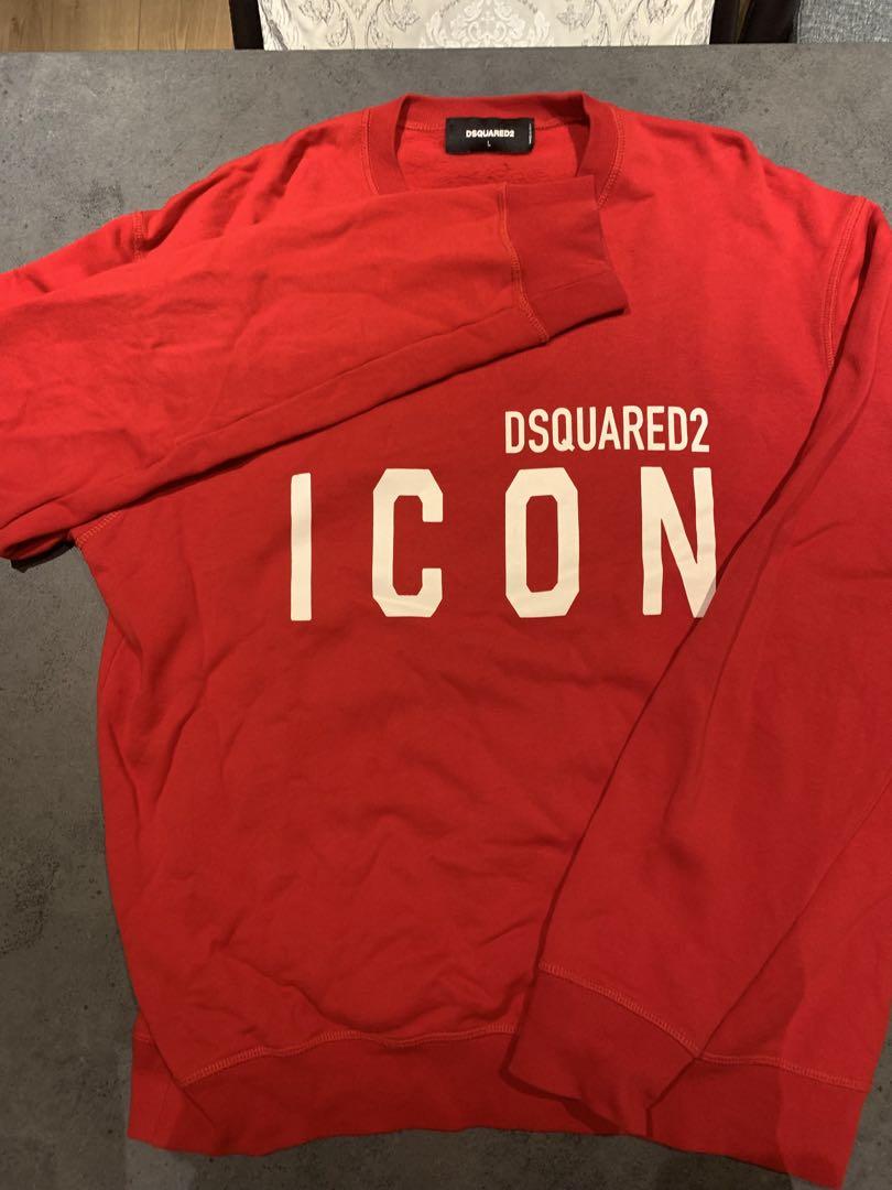 DSQUARED2 ICON スウェット L レッド